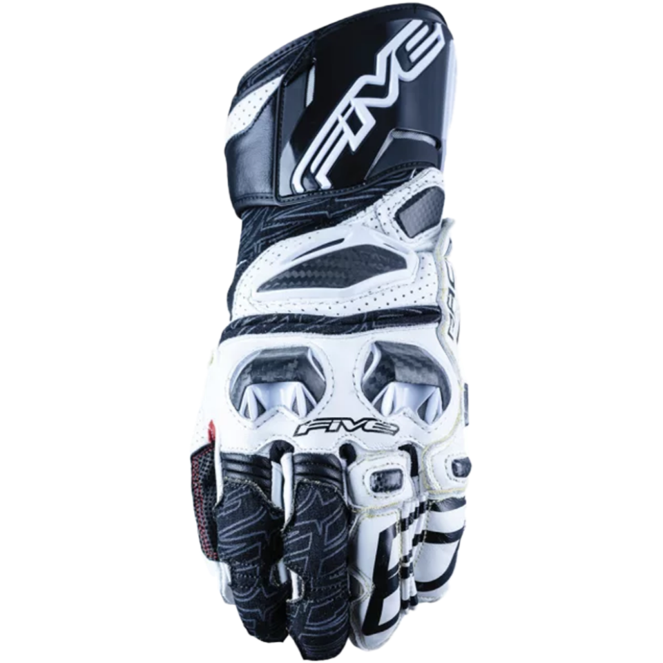 Five Gloves RFX Race - Siyah/Beyaz Yarış Eldiveni