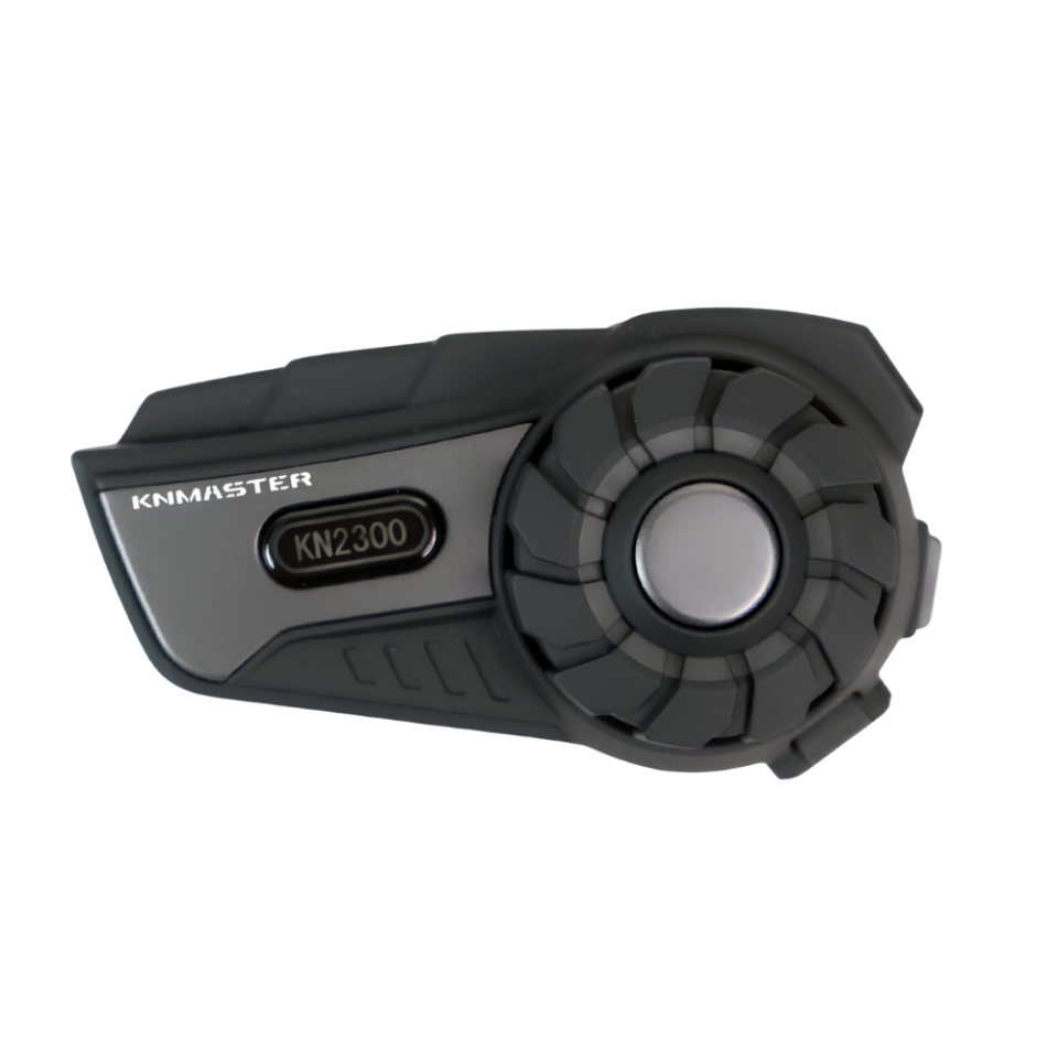 KN Master KN2300 PRO Motosiklet Kask İnterkom Bluetooth Kulaklık Seti Gri