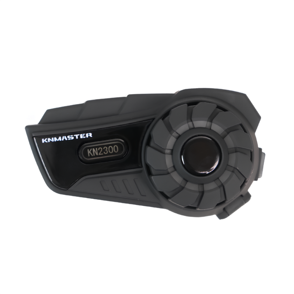 KN Master KN2300 PRO Motosiklet Kask İnterkom Bluetooth Kulaklık Seti Siyah