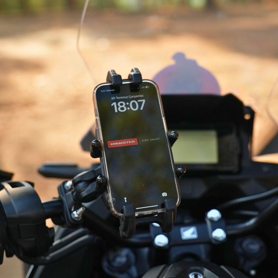 KN Master TT-860 Titreşim Önleyicili Motosiklet Telefon Tutucu