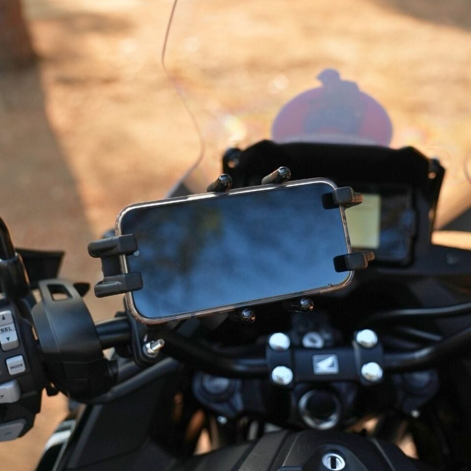 KN Master TT-860 Titreşim Önleyicili Motosiklet Telefon Tutucu
