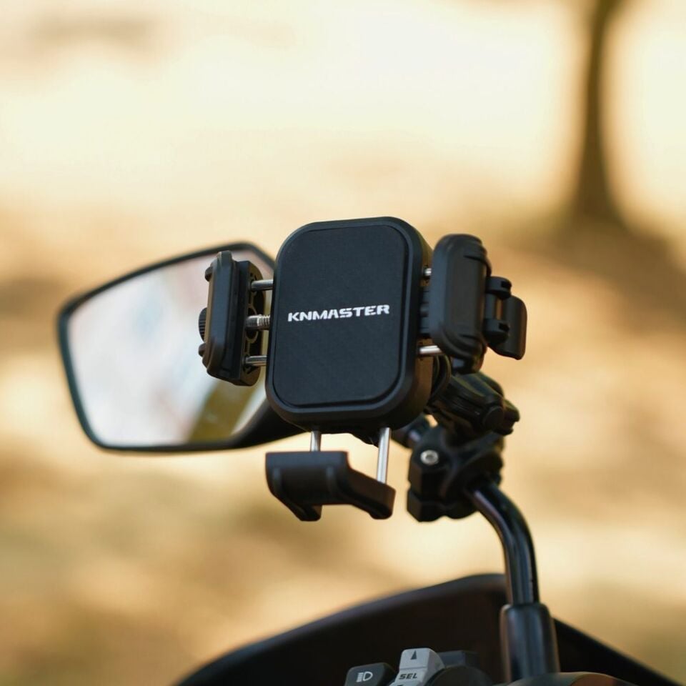 KN Master TT-870 Titreşim Önleyicili Motosiklet Telefon Tutucu