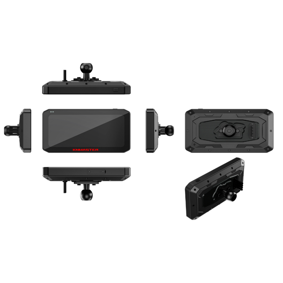 KN Master Motoplay 2000 PRO Çift Kameralı CarPlay Android Auto Motosiklet Multimedya Ekranı