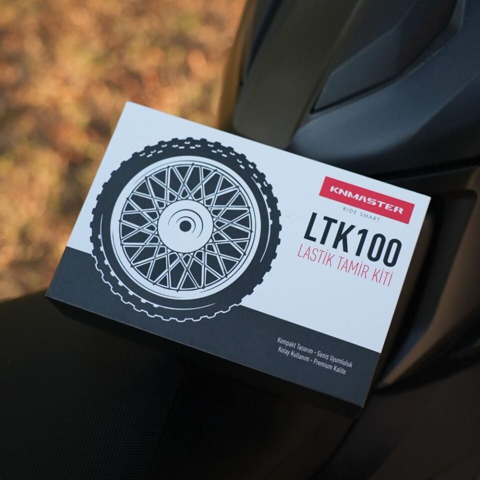 KN Master Motosiklet Lastik Tamir Seti CO2 Kartuşlu