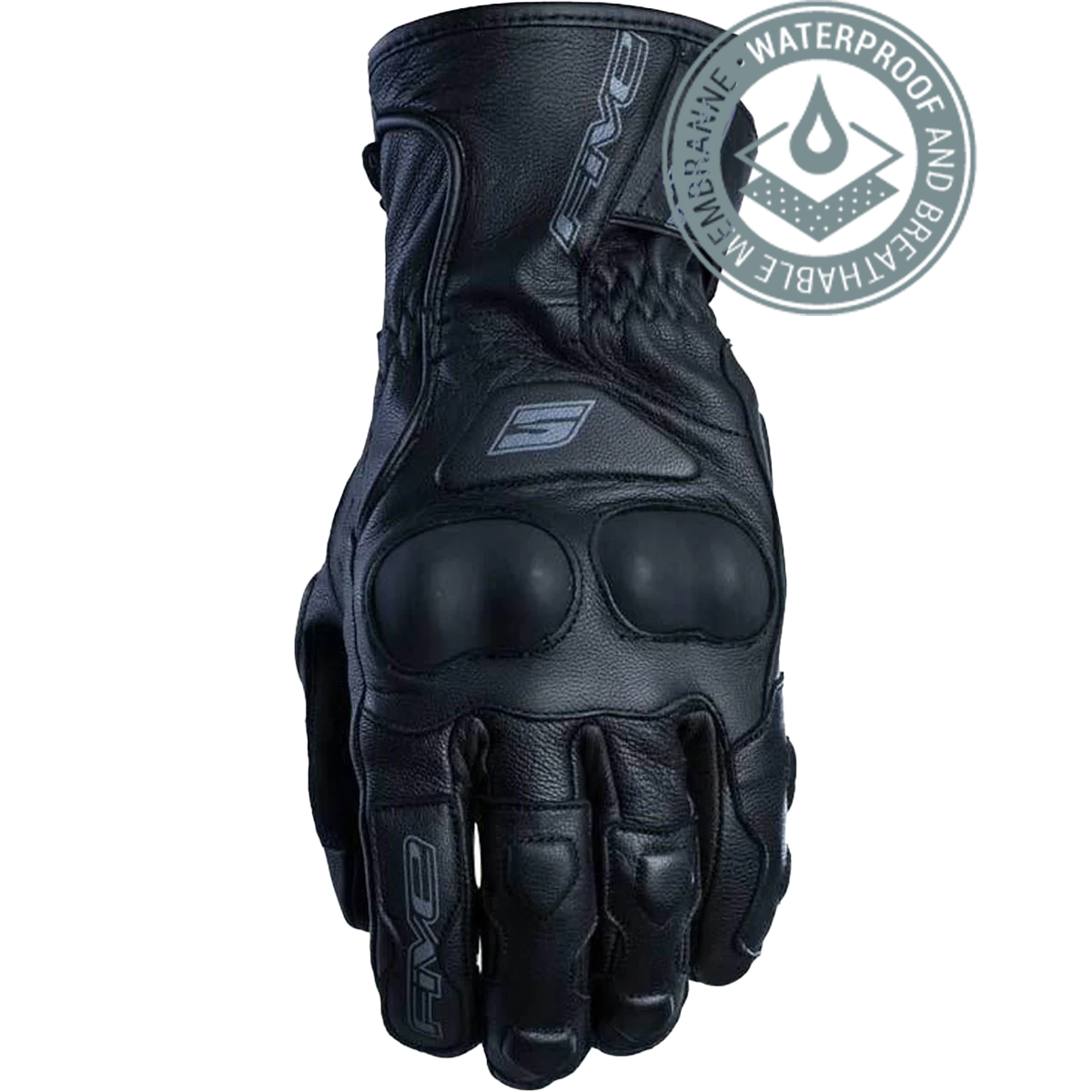 Five Gloves RFX4 WP - Siyah Su Geçirmez Kışlık Motosiklet Eldiveni