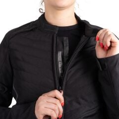 Oxford Valencia Dry2Dry™ 3.0 Kadın Motosiklet Ceketi - Siyah - TW223101