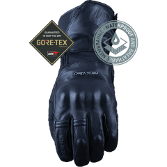Five Gloves WFX Skin GTX - Siyah Su Geçirmez Kışlık Korumalı Deri Eldiven