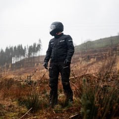 Oxford Stormland Dry2Dry Trilaminate Erkek Motosiklet Pantolonu - Siyah - Kısa