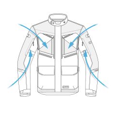 Oxford Mondial 2.0 Dry2Dry Laminate Erkek Ceketi - Siyah/Gri - TM221104