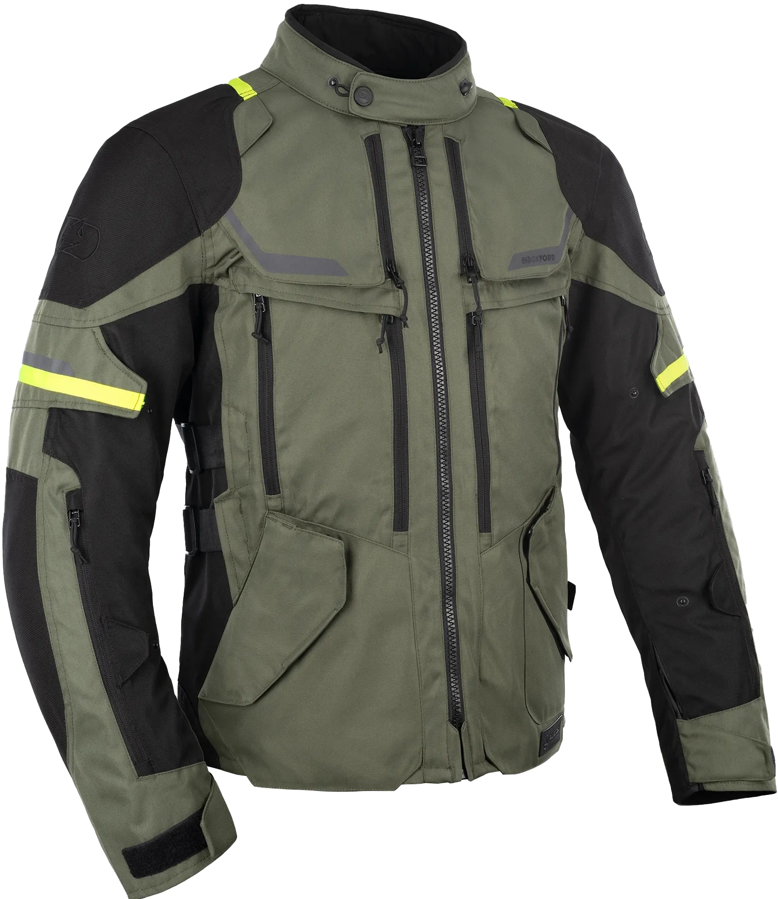 Oxford Rockland Dry2Dry Erkek Ceket - Haki/Fosfor - TM221402