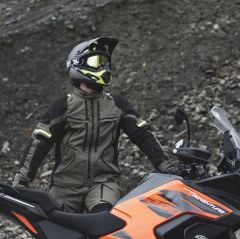 Oxford Rockland Dry2Dry Erkek Ceket - Haki/Fosfor - TM221402