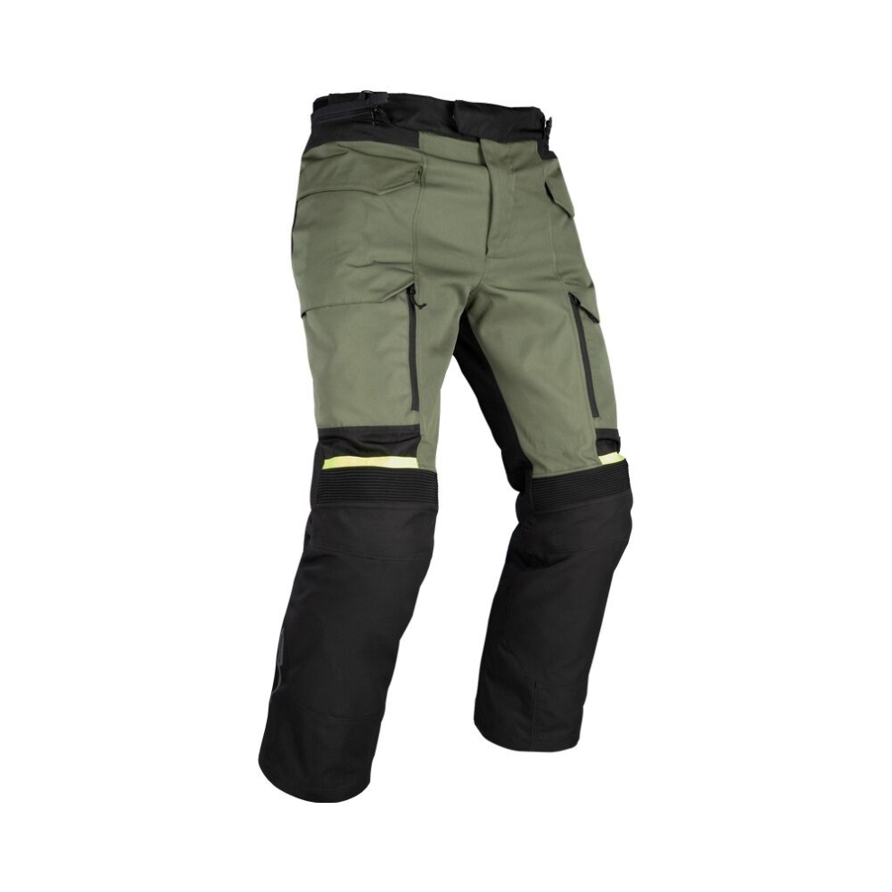Oxford Rockland Dry2Dry Erkek Motosiklet Pantolonu - Haki/Siyah/Fosfor - TM226402R