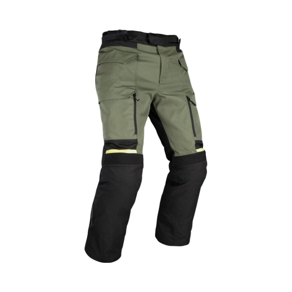 Oxford Rockland Dry2Dry Erkek Motosiklet Pantolonu - Haki/Siyah/Fosfor - TM226402R