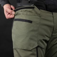 Oxford Rockland Dry2Dry Erkek Motosiklet Pantolonu - Haki/Siyah/Fosfor - TM226402R