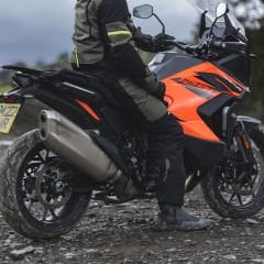 Oxford Rockland Dry2Dry Erkek Motosiklet Pantolonu - Haki/Siyah/Fosfor